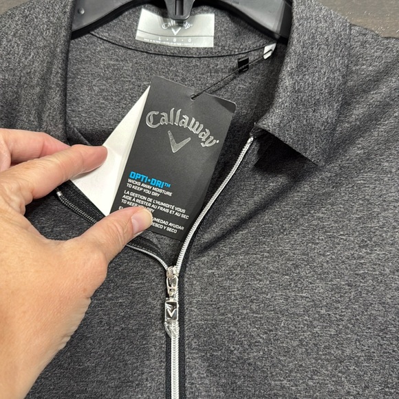 Callaway NWT Gray Golf Polo Size‎ L - Picture 4 of 6